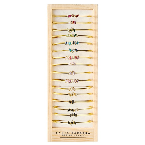 Fleur Jewelry R7202 Filled Display - Fleur Crystal Bangles