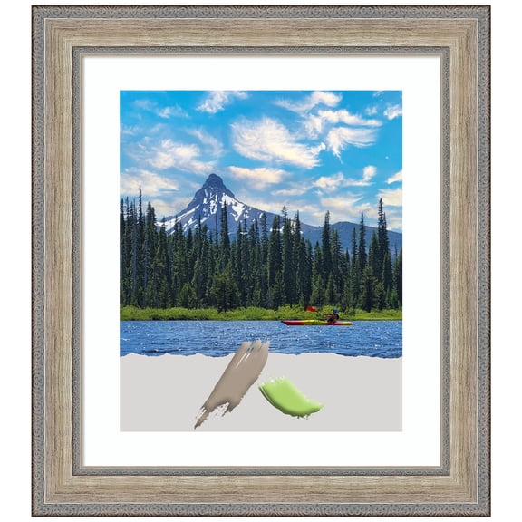 Fleur Silver Wood Picture Frame, Photo Frame, Art Frame