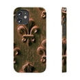 thumbnail image 1 of Fleur de Lis Apple Iphone 7 8 11 12 13 14 X Model Slim SmartPhone Cases, 1 of 5