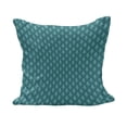 thumbnail image 1 of Fleur de Lis Fluffy Throw Pillow Cushion Cover, Classical Retro Style Victorian Damask Pattern with Oriental Effects Image, Decorative Square Accent Pillow Case, 18" x 18", Teal, by Ambesonne, 1 of 5