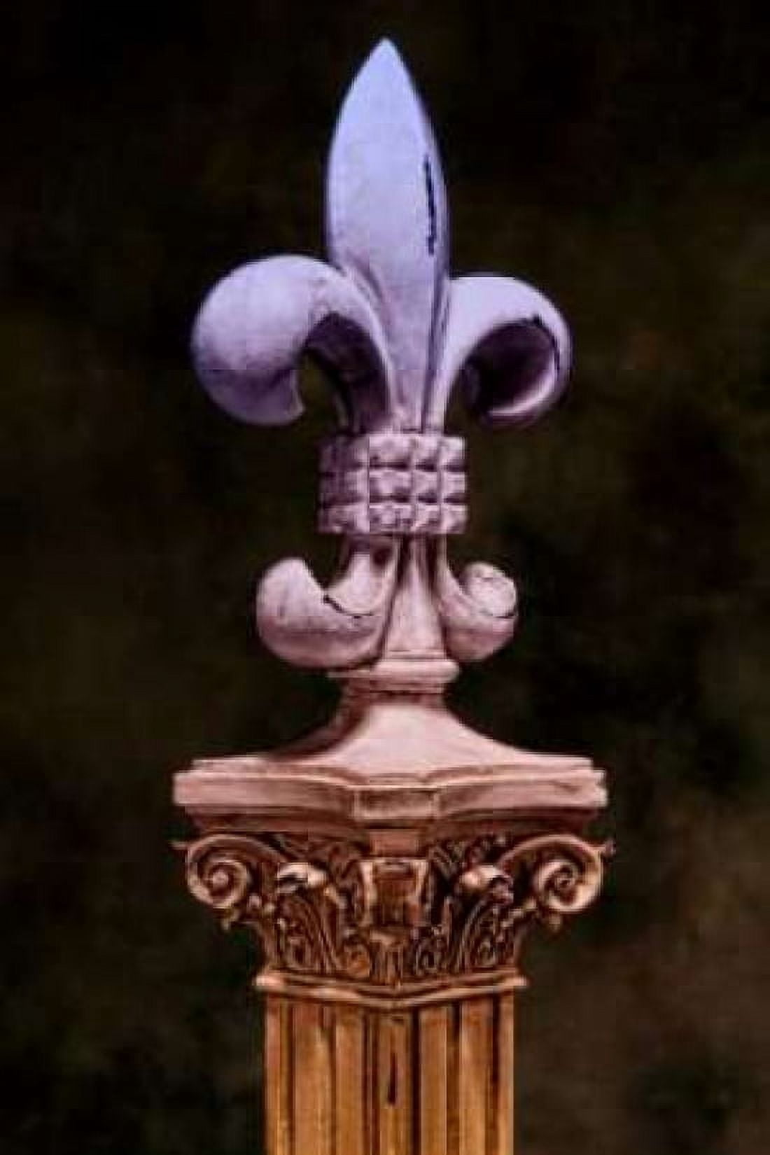 Fleur de Lis I Canvas Art - C Thomas McNemar (12 x 18)