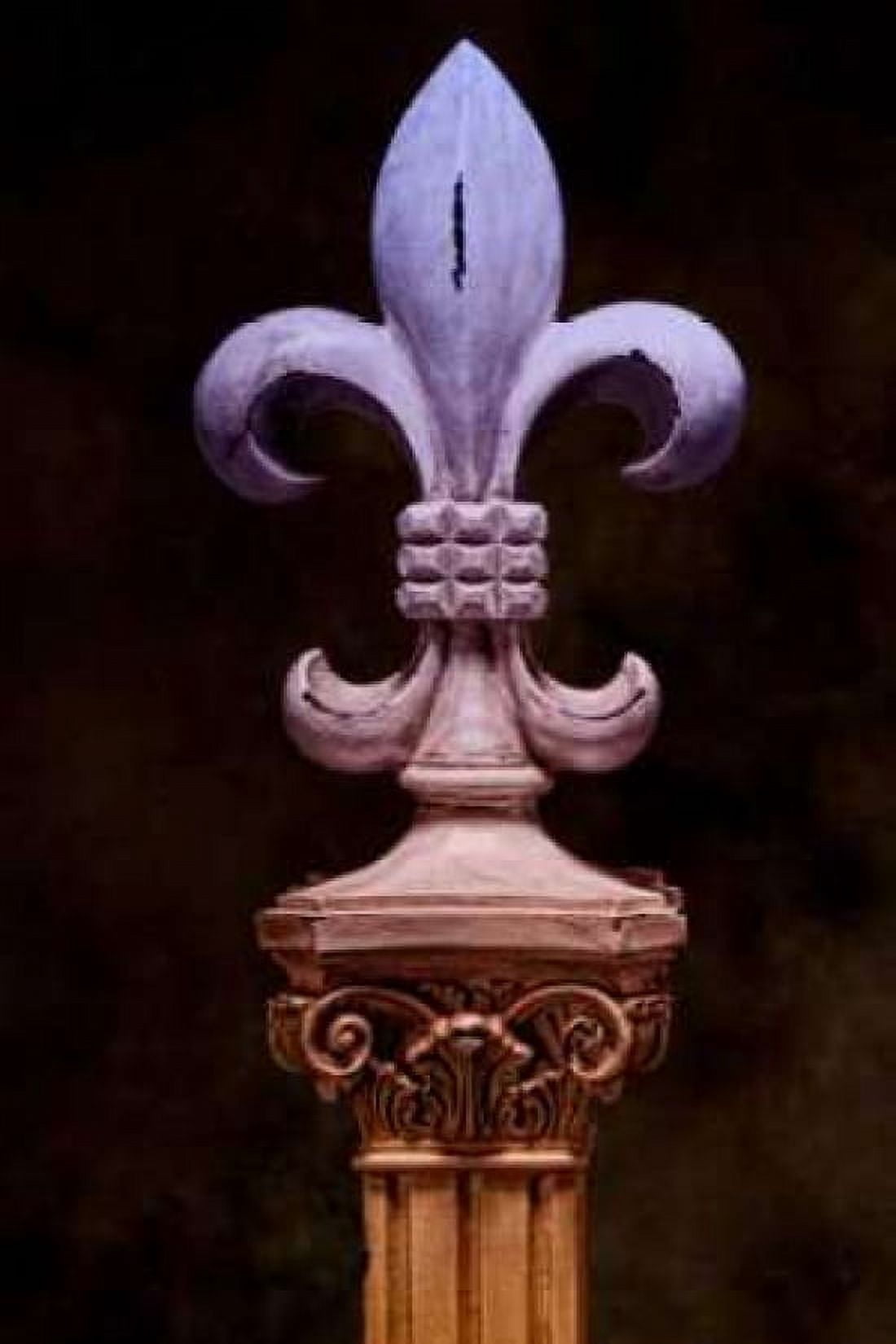 Fleur de Lis II Canvas Art - C Thomas McNemar (12 x 18)