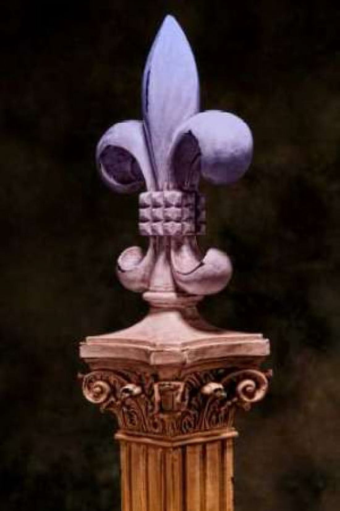 Fleur de Lis III Canvas Art - C Thomas McNemar (24 x 36)