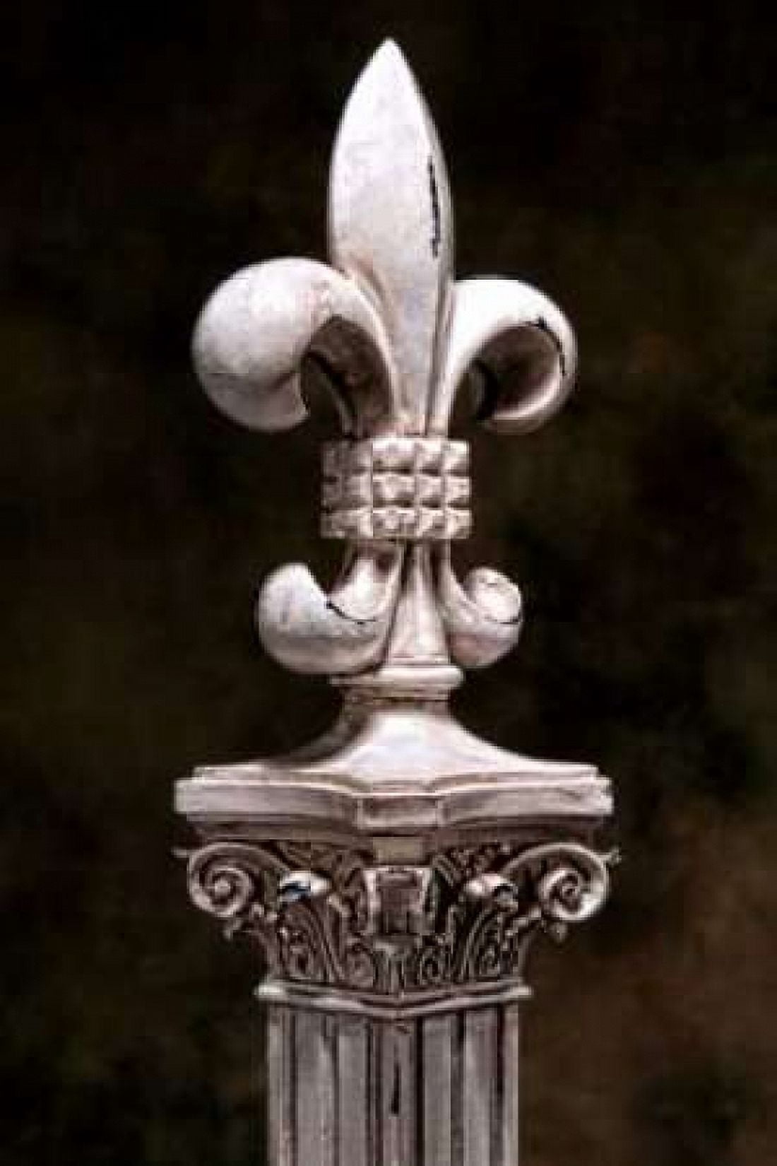 Fleur de Lis IV Canvas Art - C Thomas McNemar (12 x 18)
