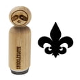 thumbnail image 1 of Fleur de Lis Solid Rubber Stamp for Scrapbooking Crafting Stamping - Mini 1/2 Inch, 1 of 7