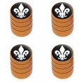thumbnail image 1 of Fleur de Lis Tire Rim Wheel Aluminum Valve Stem Caps, Multiple Colors, 1 of 1