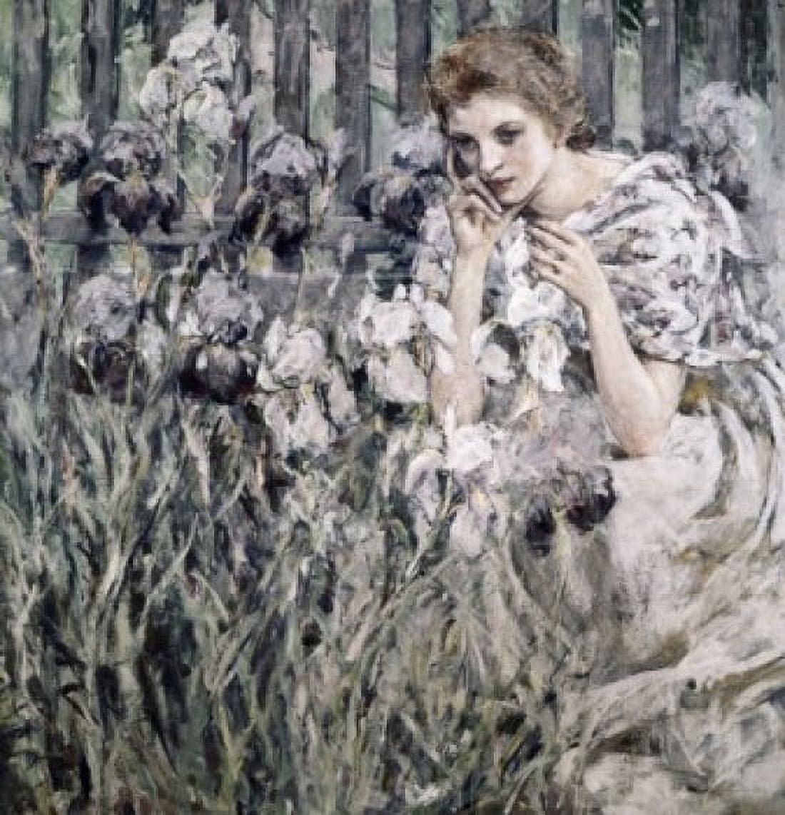 Fleur de Lis ca 1895-1900 Robert Reid (1862-1929 American) Oil on canvas Metropolitan Museum of Art New York City Canvas Art - Robert Reid (18 x 24)
