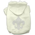thumbnail image 1 of Fleur de lis Hoodies Cream XXXL- 20, 1 of 1