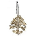 thumbnail image 1 of "Fleur dis Lis" Resin Shower Curtain Hooks in Silver, 1 of 4