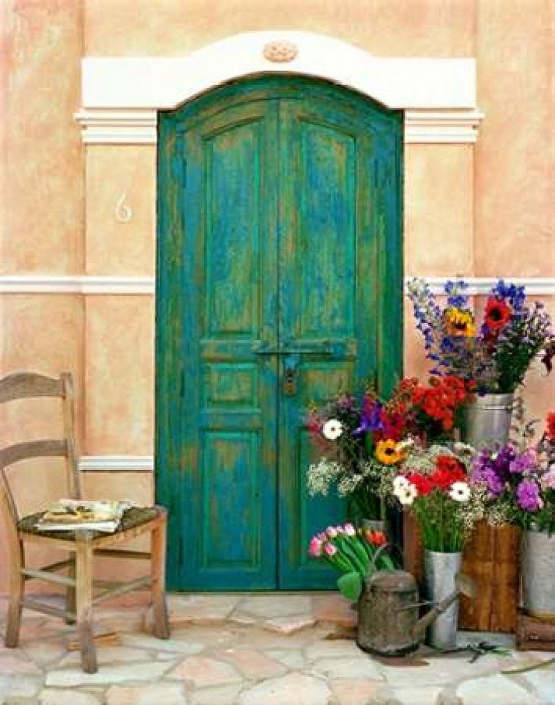 Fleuriste Provence Canvas Art - Alan Klug (22 x 28)