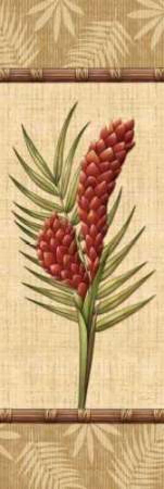 Fleurs Exotiques I Canvas Art - Charlene Audrey (12 x 36)