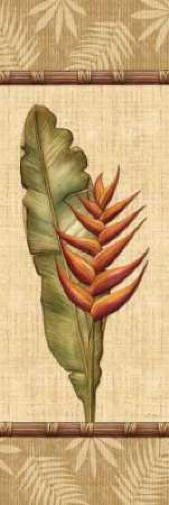Fleurs Exotiques II Canvas Art - Charlene Audrey (8 x 24)