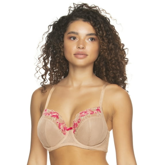 Fleurs Unlined Bras | 32C - 44H | Felina (Warm Neutral Rouge, 40G)