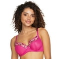 thumbnail image 1 of Fleurs Unlined Bras | 4-Section Cup | 32C - 44H | Felina (Rose Violet Orchid, 34D), 1 of 2