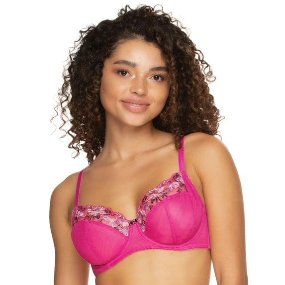 Fleurs Unlined Bras | 4-Section Cup | 32C - 44H | Felina (Rose Violet Orchid, 38H)