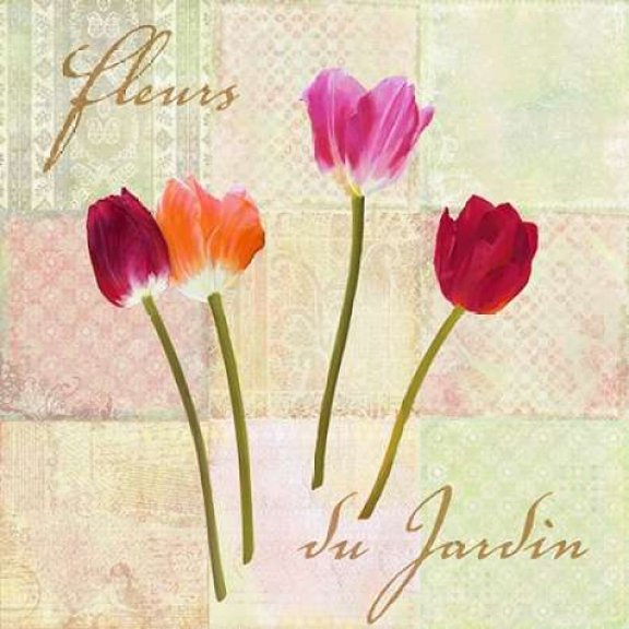 Fleurs du Jardin Poster Print by Remy Dellal