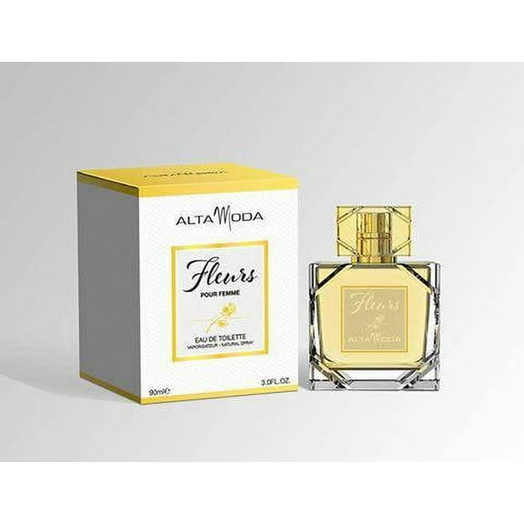 Fleurs for Women EDT- 90 ML (3.0 oz) by Alta Moda (BOTTLE WITH VELVET POUCH)