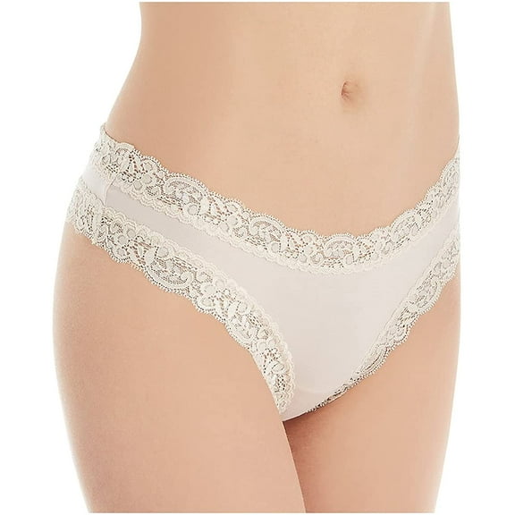 Fleurt Womens Lounge with Me High Low Tank W/Cut Out Back  Shelf Bra Medium Champagne