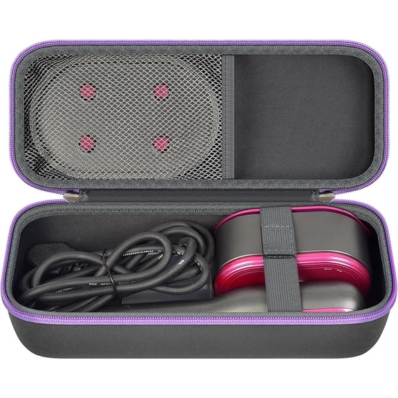 Fleurvie Portable Steamer Travel Case, Storage Bag Compatible with DRFLASH Handheld Clothes Steamer, Organized with Mesh Pocket for Accessories (Case Only)