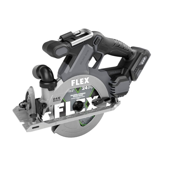 Flex 24V Circular Saw In Line 6 1/2" Bare Tool