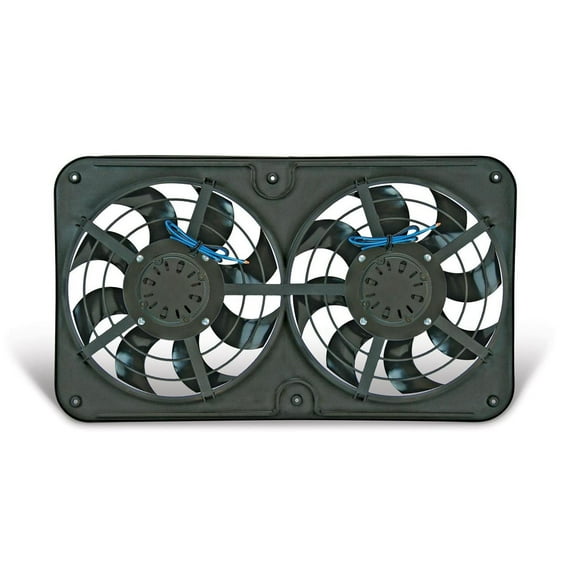 Flex-A-Lite 105308 Dual Electric Push/Pull Fan, 12 In, W/ Control