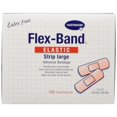 FlexBand Fabric Adhesive Bandages Strips, 1 x 3, Box of 100