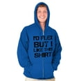 thumbnail image 1 of Flex But Like This Funny Gym Exercise Zip Hoodie Sweatshirt Men Brisco Brands X, 1 of 6