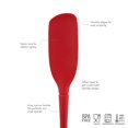 FlexCore AllSilicone Flexible Edge Blender Spatula Long Handle