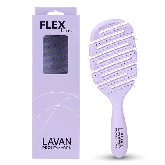 Flex Detangling Hair Brush (Purple)