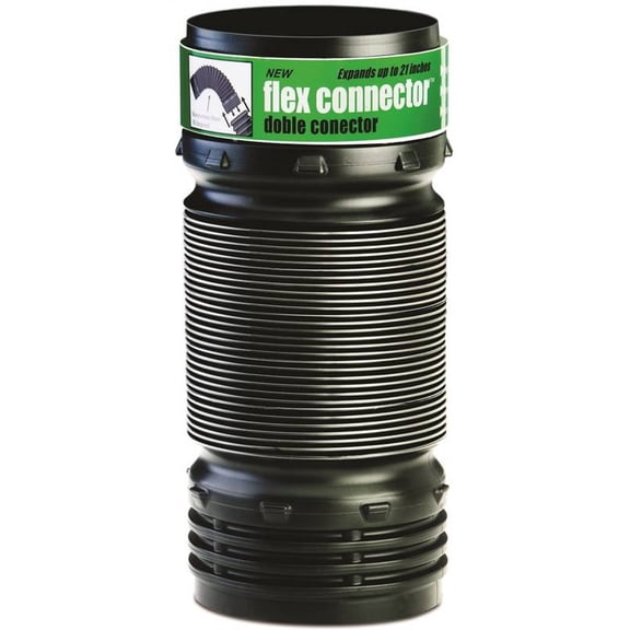 Amerimax 57010 Pipe Elbow Connector, 4 in, Polypropylene