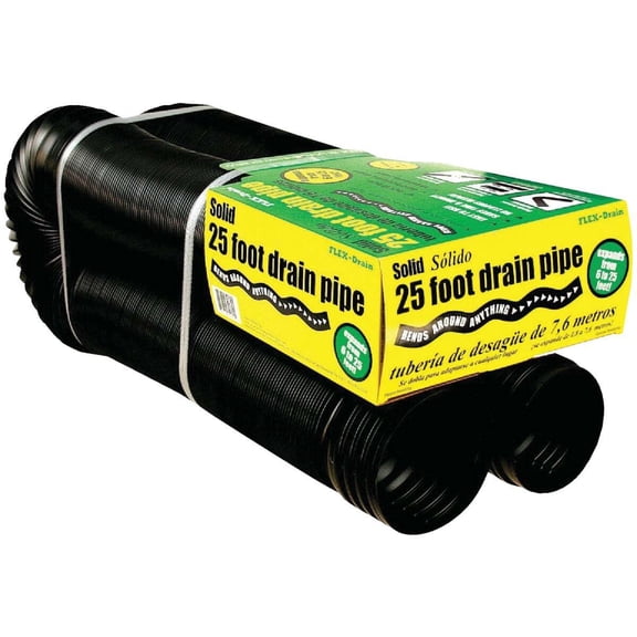 Flex Drain 51110 25' Solid FLEX-Drain