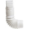 thumbnail image 1 of Flex-Drain Downspout Extension Adapter Bendable Plastic - 2 by 3 by 4-Inch, White, 1 of 3