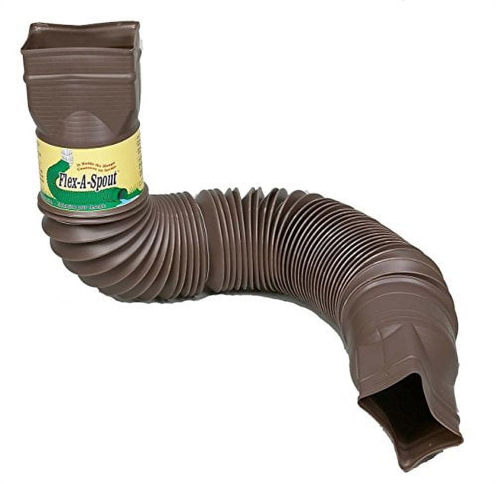 Flex-Drain 85019 Downspout Extension Brown