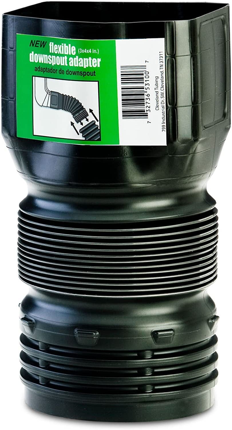 Universal Rainwater Gutter: Downspout Funnel Drainage Connector Rainwater Diverter