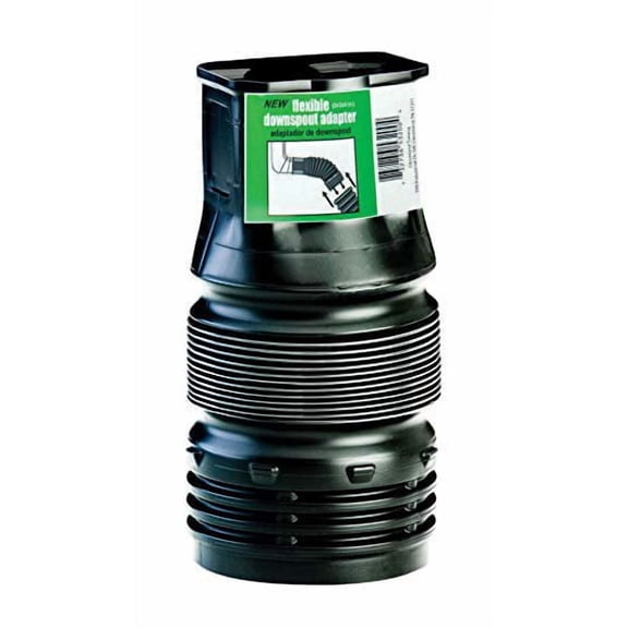 Flex-Drain ADP53202 Downspout Adaptor, Landscaping Drain Pipe Adapter 2 by 3 by 4-Inch Size: 2 by 3 by 4-Inch Model: 53202 Home&Work Tools