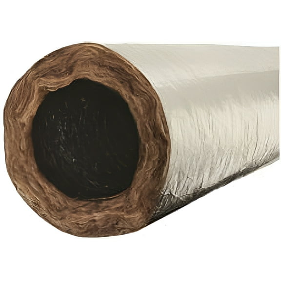 Flex Duct 4 In. Diameter, R 6 Insulation Value, 25 Ft. Length
