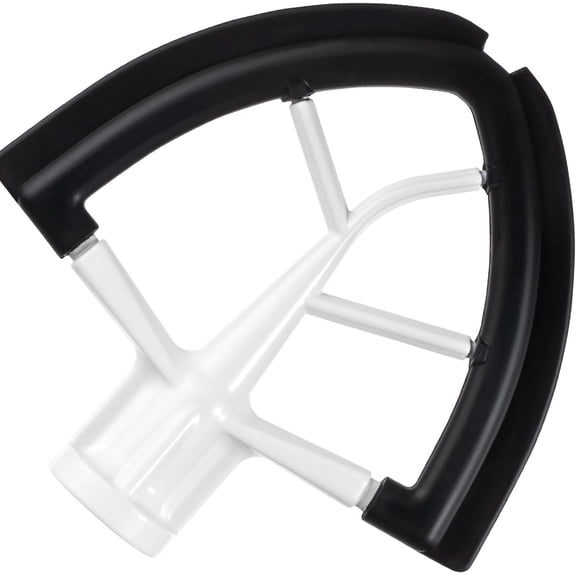 Flex Edge Beater For Kitchenaid Mixer Accessory,Kitchen Aid Attachments For Mixer,Fits Tilt-Head Stand Mixer Bowls For 4.5-5 Quart Bowls,Beater With Silicone Edges,(black)