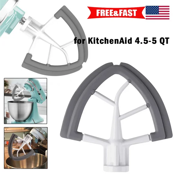 Flex Edge Beater Mixer Attachments 4.5-5 Qt For Kitchenaid Tilt-Head Stand Us