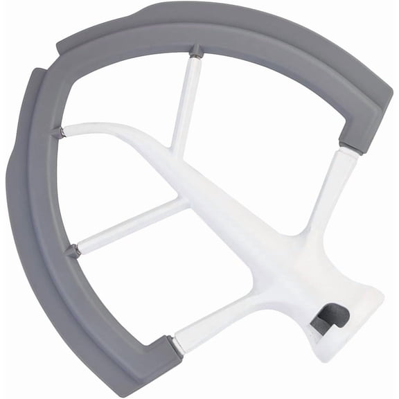 Flex Edge Beater for 5 Quart & 6 Quart KitchenAid Bowl-Lift Stand Mixer  Professional Flat Beater Paddle with Flexible Silicone Edges