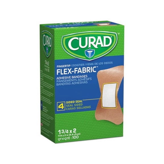 Flex Fabric Bandages Fingertip, 100/Box
