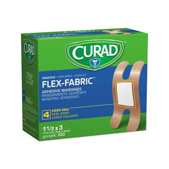 Flex Fabric Bandages Knuckle, 100/Box