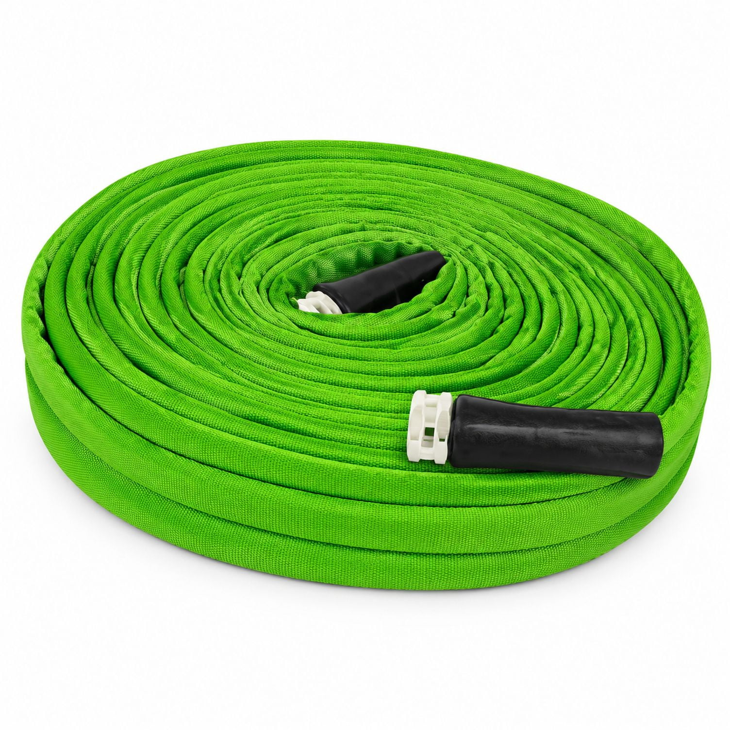 Flex Fabric Garden Water Hose, Lightweight Collapsible Rubber Core, 3/4 ...
