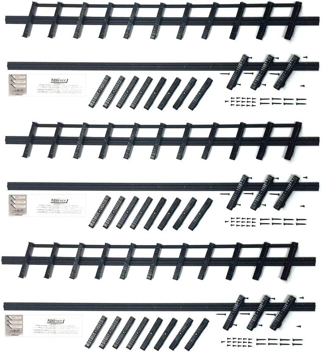 Flex-Fence, Decorative Versa Fence Louver System, Perfect for Gardens, Patios and Outdoor Spaces, Indoor and Outdoor Use, 3 Pack