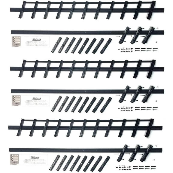 Flex-Fence, Decorative Versa Fence Louver System, Perfect for Gardens, Patios and Outdoor Spaces, Indoor and Outdoor Use, 3 Pack