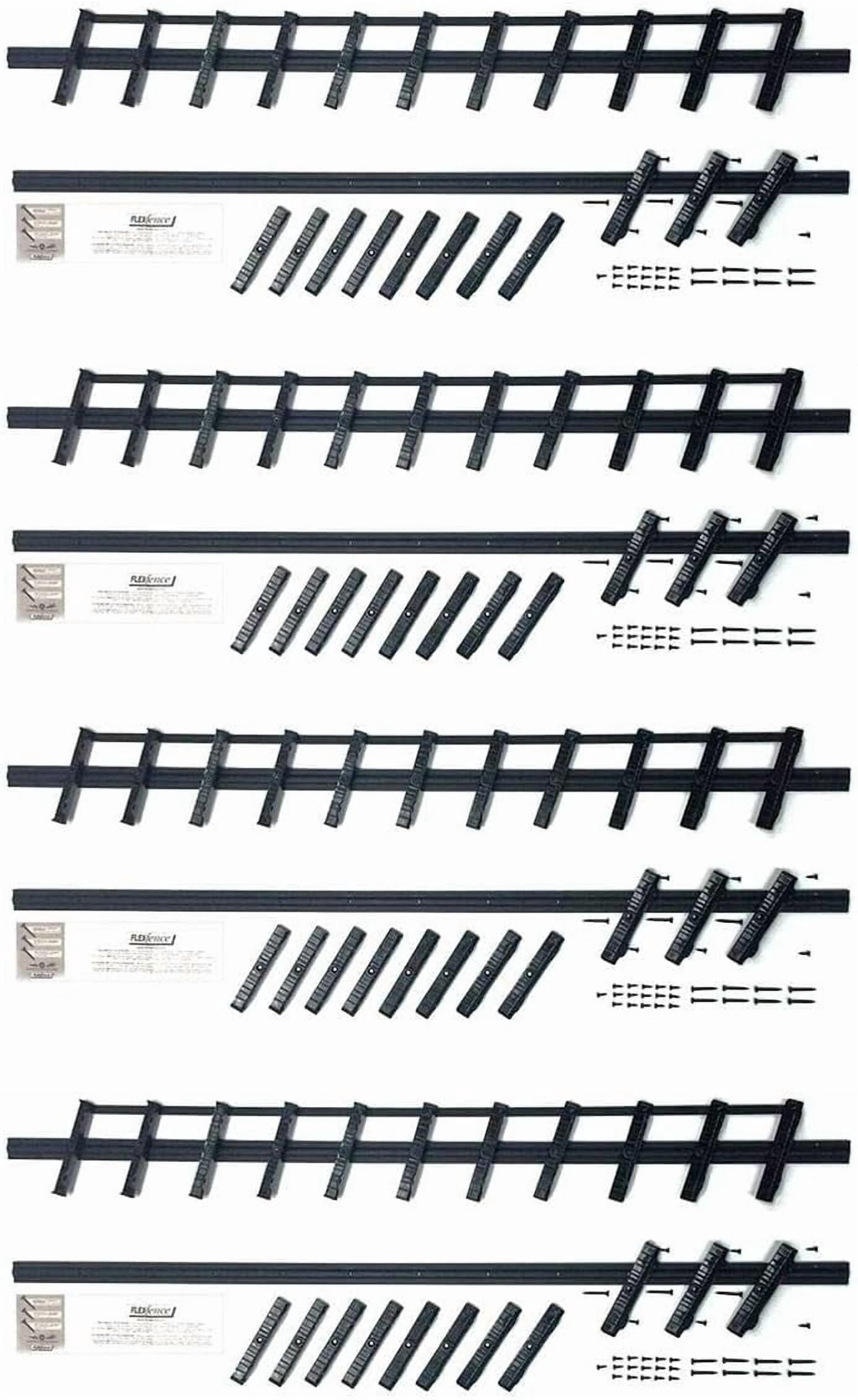 Flex-Fence, Decorative Versa Fence Louver System, Perfect for Gardens, Patios and Outdoor Spaces, Indoor and Outdoor Use, 4 pack