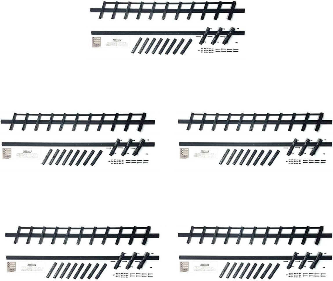 Flex-Fence, Decorative Versa Fence Louver System, Perfect for Gardens, Patios and Outdoor Spaces, Indoor and Outdoor Use, 5 Pack