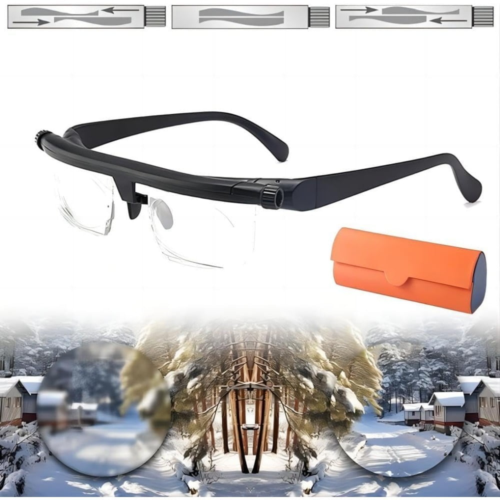 Flex Focal Length Adjustable Glasses Dial Vision, Flexible Focal Length
