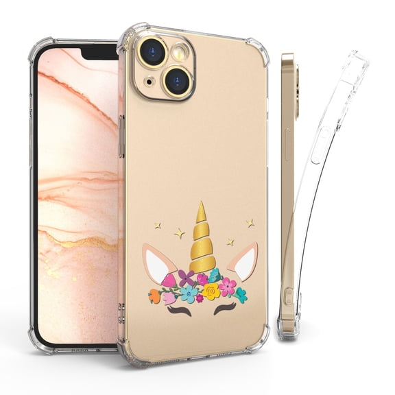 Flex Gel Camera Cover Designed For Apple iPhone 14 Plus 6.7" Case Transparent Clear