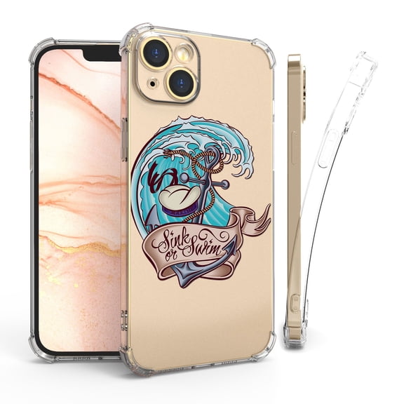 Flex Gel Camera Cover Designed For Apple iPhone 14 Plus 6.7" Case Transparent Clear