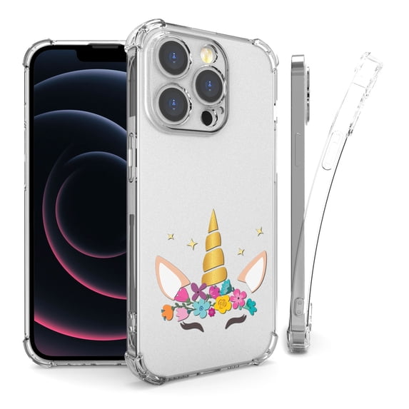Flex Gel Camera Cover Designed For Apple iPhone 14 Pro 6.1" Case Transparent Clear